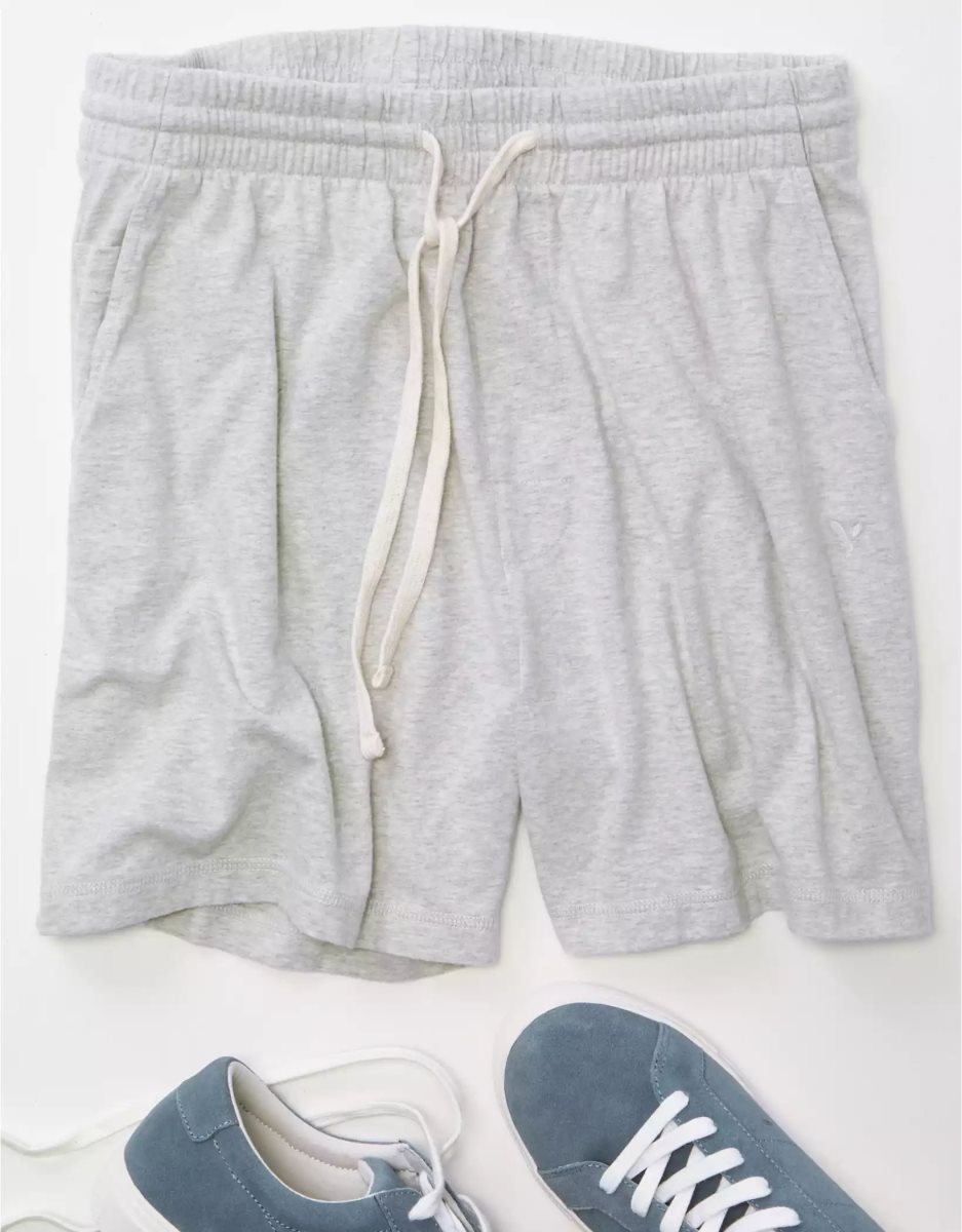 Loungewear American Eagle AE Lounge Corta Grise Homme | XYZ-04735165